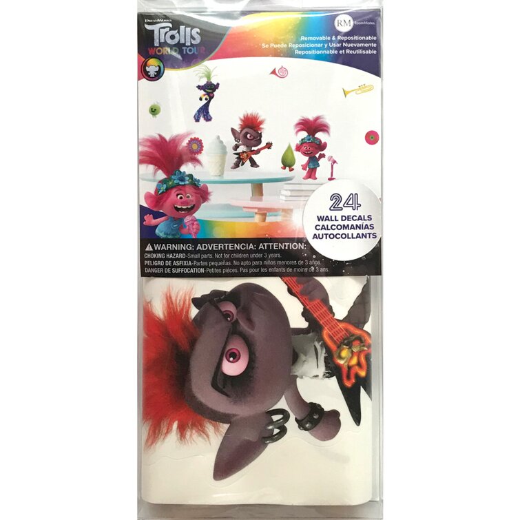 DreamWorks Trolls World Tour Peel And Stick Wall Decals by RoomMates